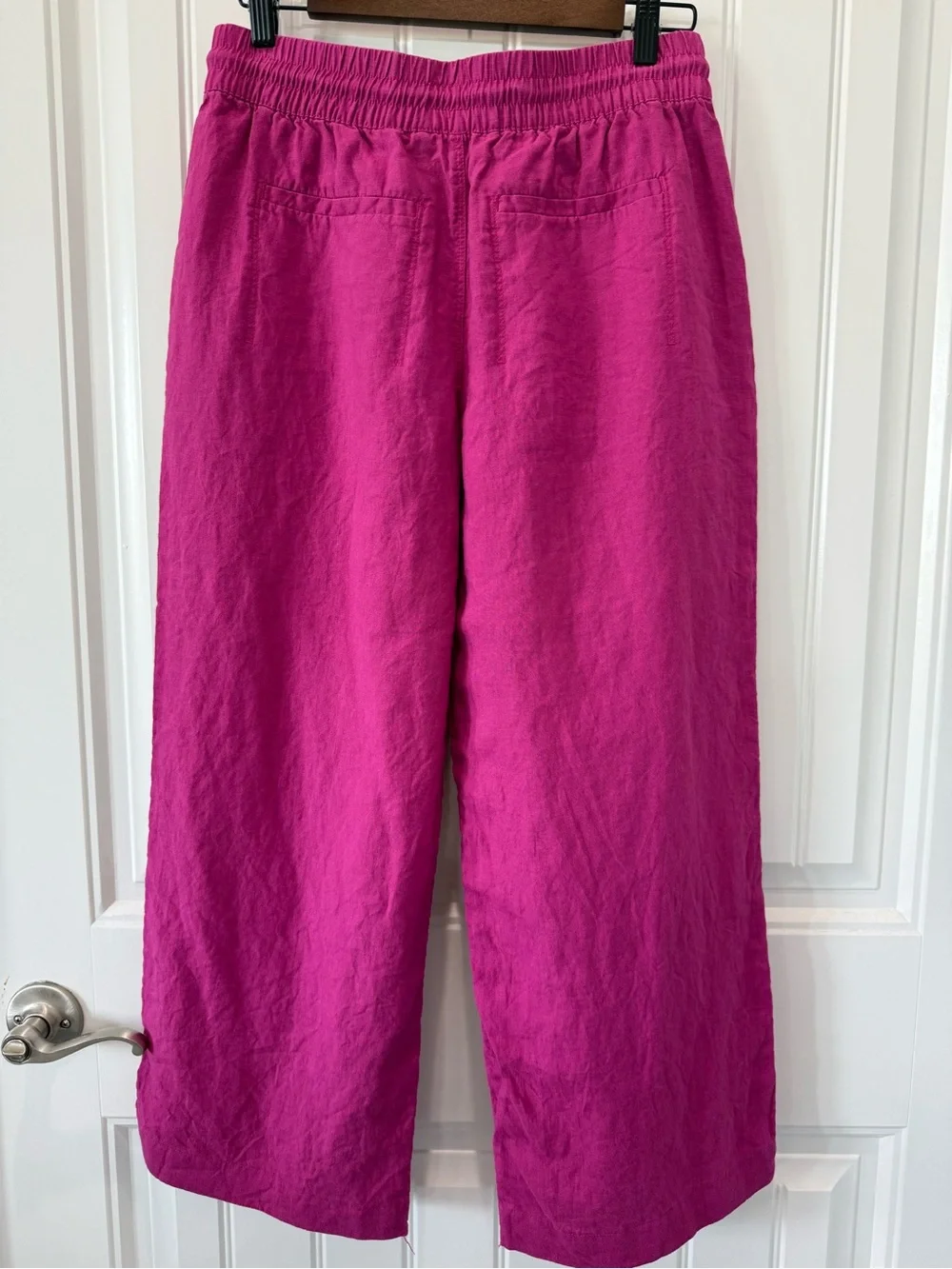 Bundle Lot of 2 pairs Athleta Women's Retreat Linen Wide Leg Pants Small Petite